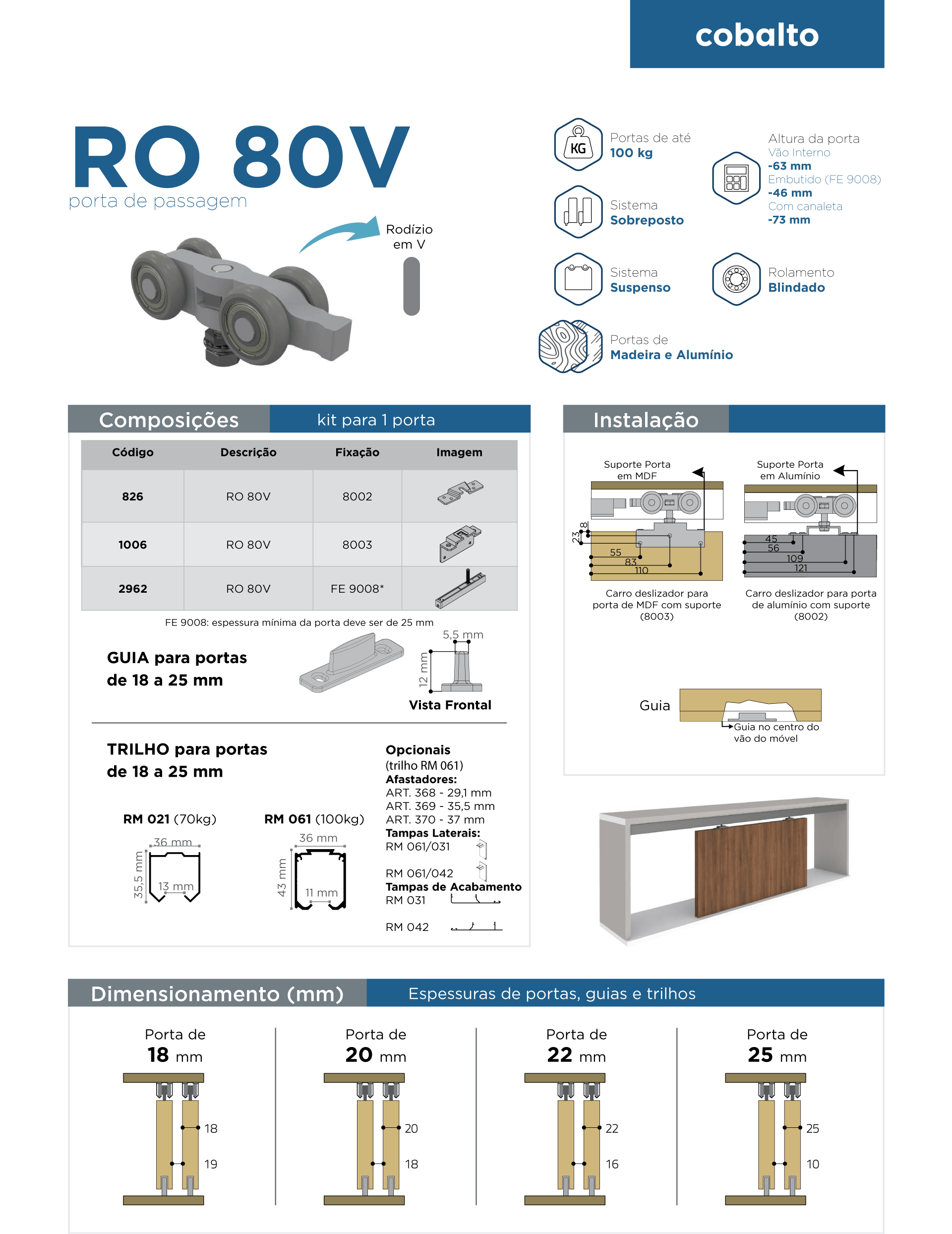 Descrição técnica do sistema ro80v